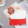 Money envelope "Congratulations!" embossing, strawberries, 16.5x8.5 cm