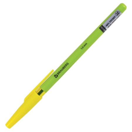 Ballic handle 1.0 mm, brauberg color, blue ink-3