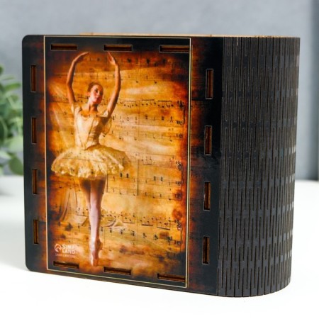 Basket box "Ballerina" 14x14 cm-7