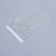 A package from a runway with a valve and an adhesive layer, p/e, 8 x 12 + 5 cm