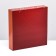 Box for 8 sweets + chocolate, with a window, "army stars", 17.7 x 17.85 x 3.85 cm