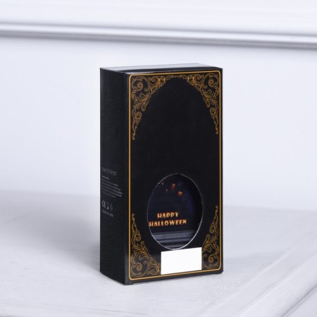 LED figure "Lantern with a lock" 6 × 13 × 4 cm, plastic, batteries AG13x3, glow warm white-3