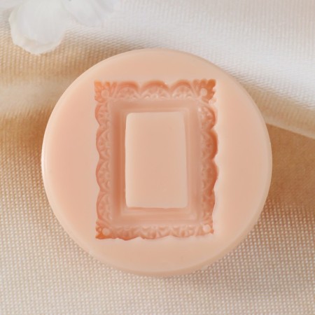 Mold Silicon "Frame for the photo" 4.1x3.1x0.5 cm-1