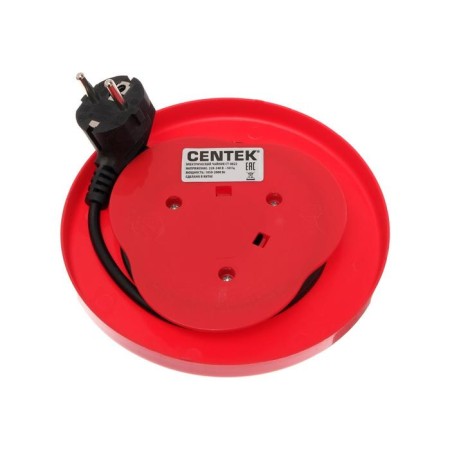 Electric kettle Centek CT-0022, plastic, Metal flask, 1.8 l, 2000 watts, red-4