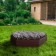 Glocked flowerbed, d = 60 cm, h = 15 cm, brown, Greengo