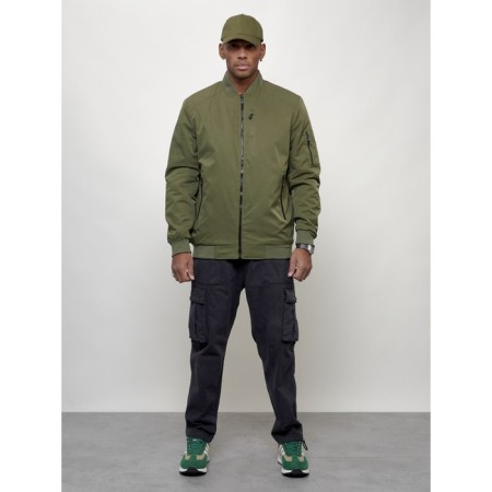 Male bomber, size 54, khaki color-8