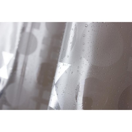 Bath curtains Meiwa Gravity 182x182 cm, PVC, transparent-3