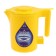 Electric kettle "Drop", plastic, 0.5 l, 600 watts, yellow