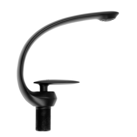 Zein Z3878 shell mixer, single -leaf, interior, height 18 cm, brass, black-7