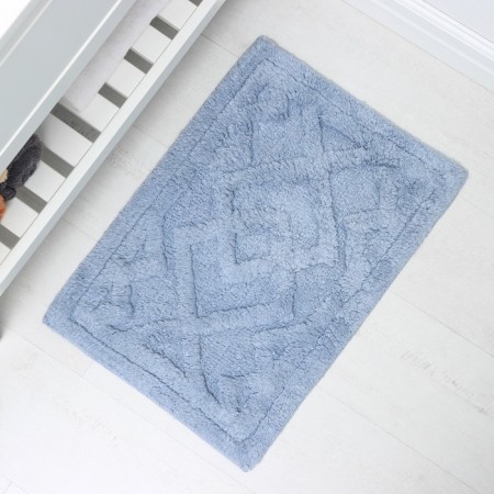 House rug of the share "Tenderness", 40 × 60 cm, blue color-5