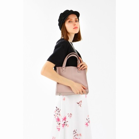 Bag Miss Bag with a zipper, lilac color-3