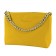 Female bag, artificial leather, yellow, 20x6.5x14 cm
