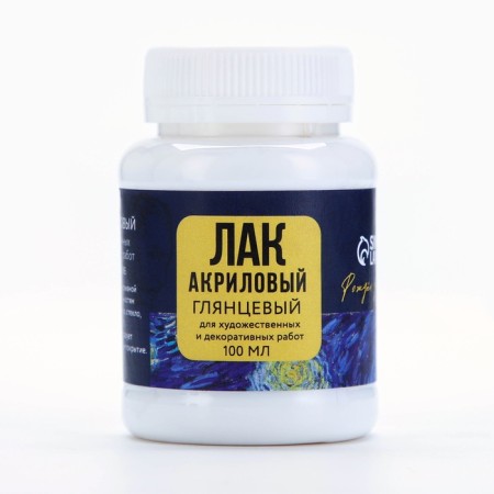 Acrylic glossy varnish, water -based 100 ml., Star Night ArtLavka-1