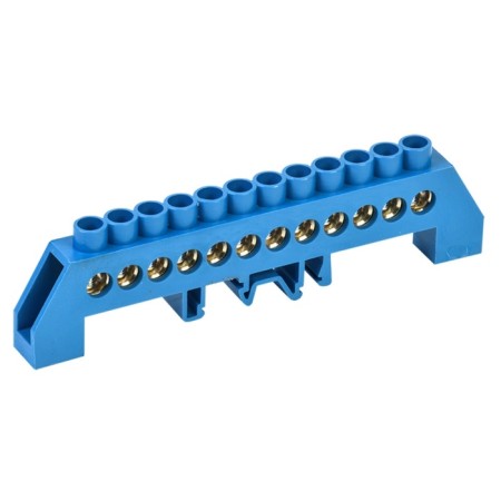 Shin "N" zero in a combined blue insulator for a 8x12 mm DIN-RACE 12 REXANT groups