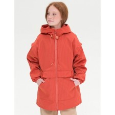 Windbreaker for girls, height 140 cm, terracotta color