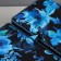 Casket for needlework "Blue flowers on blue" 19x26x14.5 cm