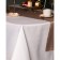 Tablecloth, size 160x160 cm, white color