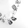Carnival accessories “Skull”, Silver color, 7.2 meters