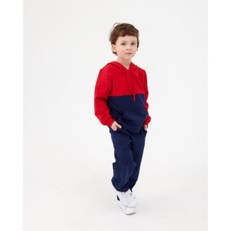 Costume (sweatshirt, trousers) KAFTAN "BASIC Line" R.36 (134-140), Indigo, red-1