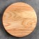 Menzhitsa wooden "round", with a cutting board, d = 30 cm, an array of ash