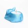 Cooping "Corgi" in the candlestick of gypsum, 8.5x13x7cm, blue