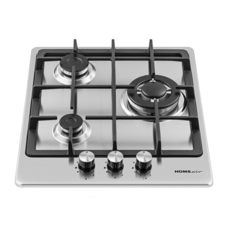 Honing surface Homsair HGS433TGCS, gas, 3 burners, silver-7
