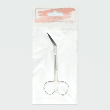 Scissors pedicure, curly, bent, wide, 12 cm-2