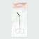 Scissors pedicure, curly, bent, wide, 12 cm