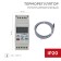 The digital thermostat RX-257 is programmable, with the operating ranges (on the DIN-RAC) Rexant 1080728