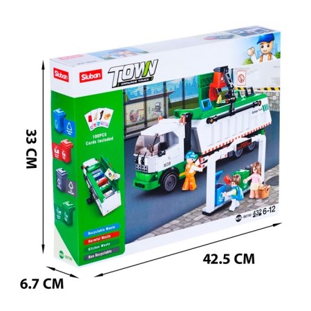Designer city "Sorting garbage truck", 432 parts-4