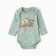 Body baby with a long sleeve "Fox", color menthol, height 68