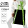 Shopper bag is not my problem with a lining, 35x30 cm, black color