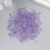 Glass 8/0 "Matte translucent. Lilac" 10 g