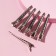Hair clips, set - 6 pcs, 7 cm, silver color