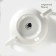 Porcelain sugar tower on the Bellatenero bamboo stand, 500 ml, white color