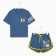 Home set (T -shirt/shorts) female, blue color, size 52