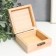 Casket wood for painting "Square" 4x8x8 cm