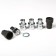 Secrets on car wheels, nut 12x1.5 mm, length 36 mm, 4 pcs + 2 keys