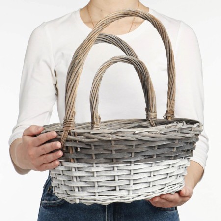 Set of baskets, 3pcs, vines, s: 24x24xh12xhhhhhhhhhhhhhhhhhhhhhhhhhhhhhhhhhhhhhhhhhhhhhhhhhhhhhhhhhhhhhhhhhhhhhhhhhhhhhhhhhhhhhhhhhhhhhhhhhhhhhhhhhh31, l: 34x34xhhhhhhhhhh36 cm
