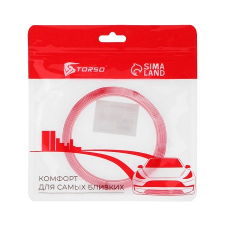 Adhesive tape Torso, transparent, bilateral, acrylic, 4 mm x 2 m-5