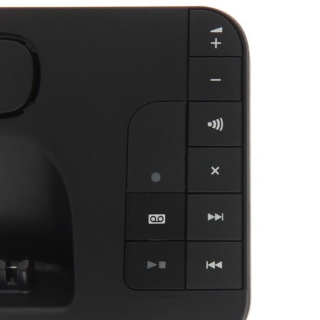 Radio Tolyphone Panasonic Dect KX-TGH220Rub, answering machine, AOO, black-3