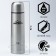 Thermos, 500 ml, the Gilse "Master K", with a circle, retains heat 24 hours, 25 x 7 cm