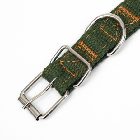 Brezent collar with lining, 52 x 2 cm, khaki-5
