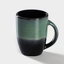 Porcelain mug Verde Notte, 300 ml, porcelain