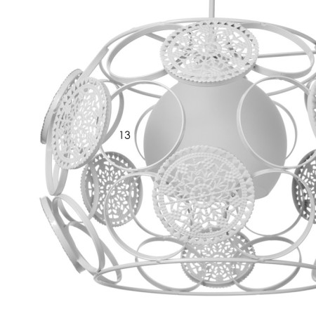 Lamp Bayerlux 2743/1wt E27 40W white 32x32x24-124 cm-4