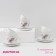 Service Porcelain Tea Daulay "Lavender", 12 objects: 6 cups 250 ml, 6 saucer d = 15 cm, white color