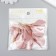 Decor for creativity textiles "Bun, the color of a dusty rose" set 6 pcs 6 cm