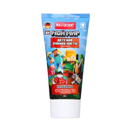Children's toothpaste Master Dent "My World" strawberries, 65 g