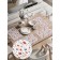 A set of napkins for setting the table "Festive cat", rectangular, rounded edges, size 30x46 cm, 4 pcs