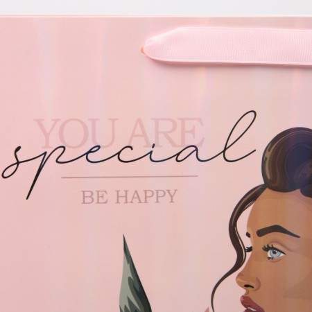 Gift laminated vertical, packaging, “you are special”, rainbow holography, m 26 x 32 x 12 cm-3